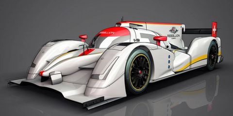 Artist rendering of the Rebellion R-One LMP1 prototype that is being developed by ORECA.