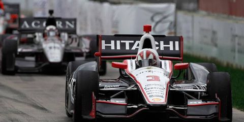 Helio Castroneves said that it's been a busy month for IndyCar between Indianapolis, Brazil and the Dual in Detroit.