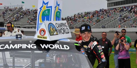 Kyle Larson is already making his mark in the NASCAR Camping World Truck Series and in Nationwide. He's a star on the Cup Series horizon.