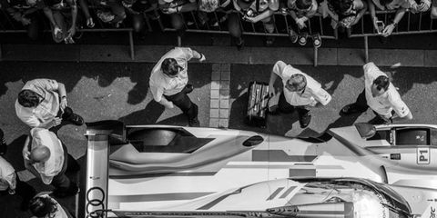 Audi at the 24 Hours of Le Mans.