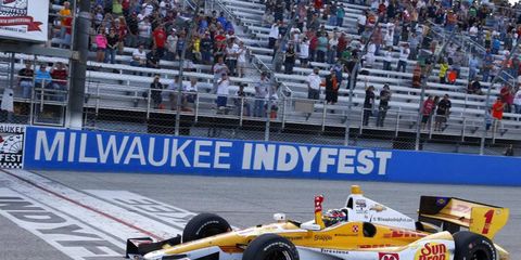 Ryan Hunter-Reay got the big win in Milwaukee this weekend at Indyfest.