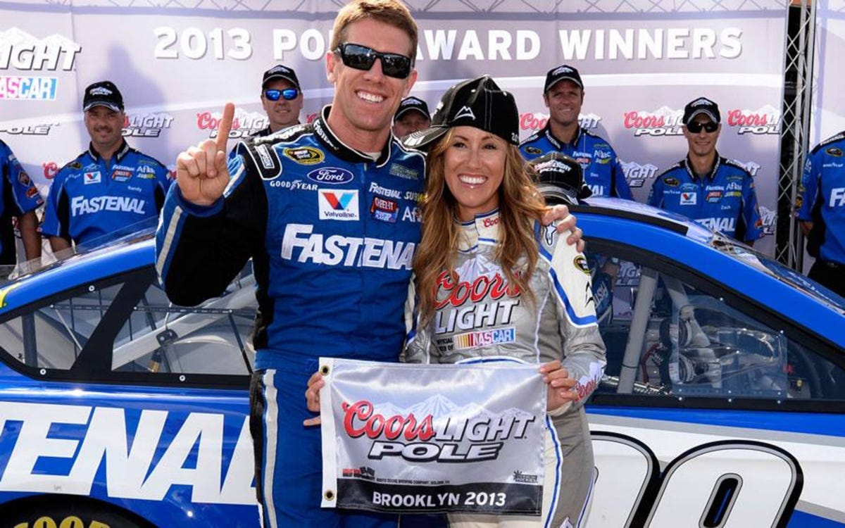 Carl Edwards on pole with speed of 202.452 mph for NASCAR Cup race at ...