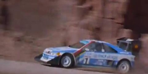 Check out a screen grab from the film "Climb Dance" shows that Peugeot had a history at Pikes Peak, even in 1989.