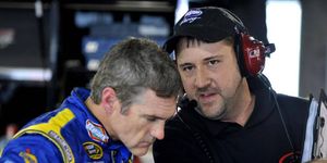 Bobby Labonte (left) hasn't missed a NASCAR Cup start since 1993, but that streak will end this week in Kentucky.