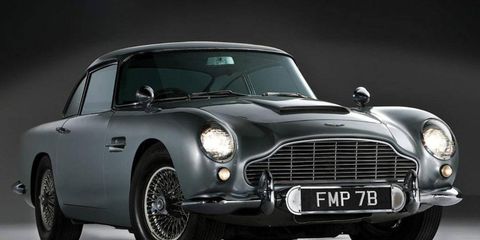 An Aston Martin DB5 is one of many cars featured in the Heritage Showroom