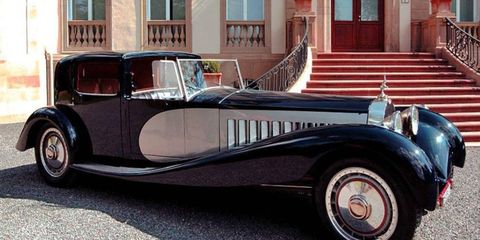 Seven yards long, two lanes wide, three-and-a-half tons of French Luxury pride. Type 41 Royale-o! Type 41 Royale-o!