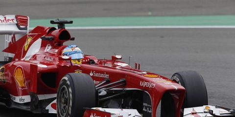 Fernando Alonso was satisfied with is runs at the German Grand Prix practice, even though he had to stop at the start of the second session because of a technical issue.