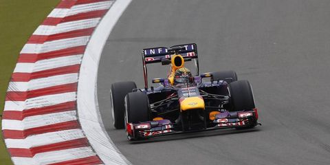 Sebastian Vettel set the pace in Germany, being the fastest car in practice.