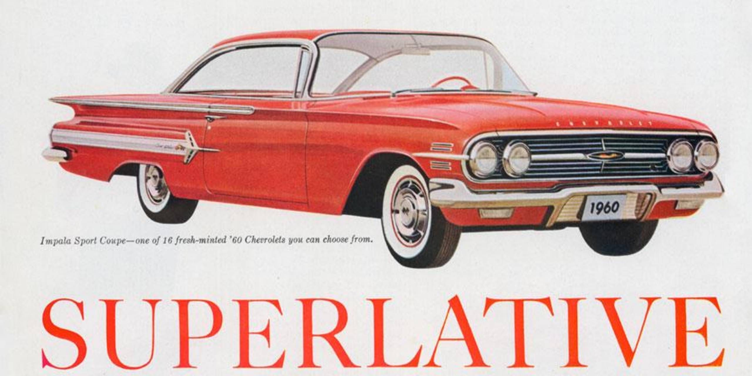 1960 Chevrolet Advertisement Goes Red, White and Blue