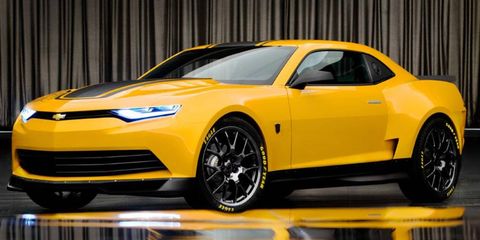 The Bumblebee concept Camaro will be featured in "Transformers 4."