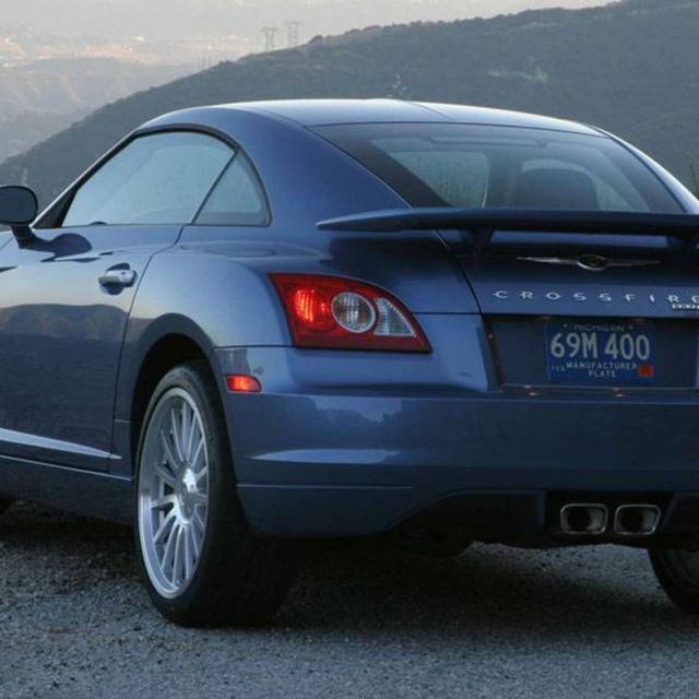 The Chrysler Crossfire was among the cars in our fleet back in 2003