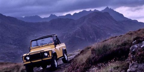 The 1983 Land Rover Defender made the cut for the top ten quintessential British cars of all time