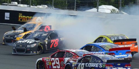 So, who is the bigger idiot, Ryan Newman or Kyle Busch? Busch thinks it's Newman, who he blamed for wrecking his brother Kurt in New Hampshire.