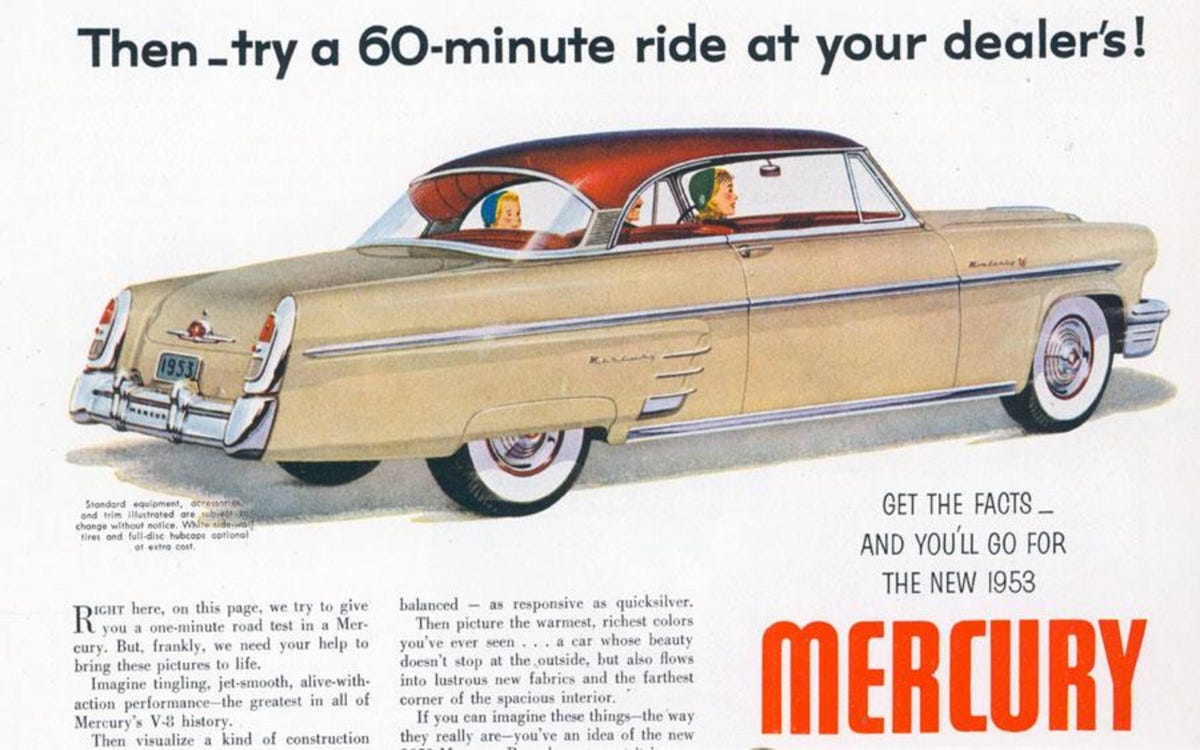 Memento Mercury: 1953 Mercury Monterey advertisement