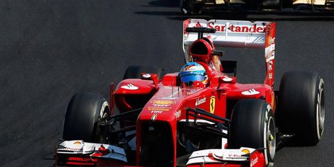 Fernando Alonso finished fifth at the Formula One Hungarian Grand Prix on Sunday in Budapest.