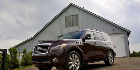 The Infiniti QX56 is renamed QX80 for the 2014 model year.