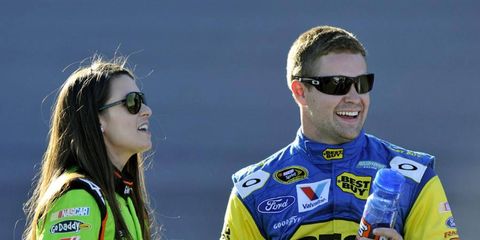 He loves livermush, she loves goat cheese...but they both love each other. Behold the relationship that is Danica Patrick and Ricky Stenhouse Jr.