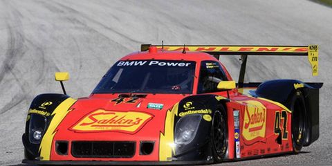 Dane Cameron put the Team Sahlen BMW/Riley on the pole for Saturday's Grand--Am Series race at Road America.