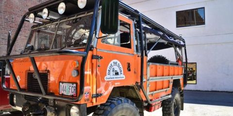 This 1975 Land Rover Defender Forward Control has been to the Arctic and back. We doubt you'll have any trouble making your grocery run with it.