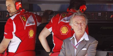 Ferrari chief Luca di Montezemolo had some choice words for the FIA and Formula One CEO Bernie Ecclestone regarding "Tiregate."
