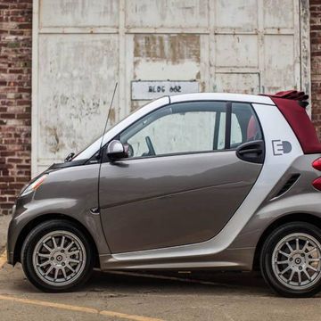 The Smart Fortwo Electric Drive comes in hardtop and open variants