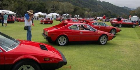 Ferraris aren't the only marque you're going to see at Concorso Italiano ... but there'll be hundreds of them nonetheless.