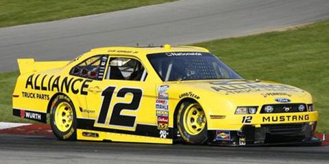 Sam Hornish Jr. is currently second in the Nationwide standings, behind only Austin Dillion.