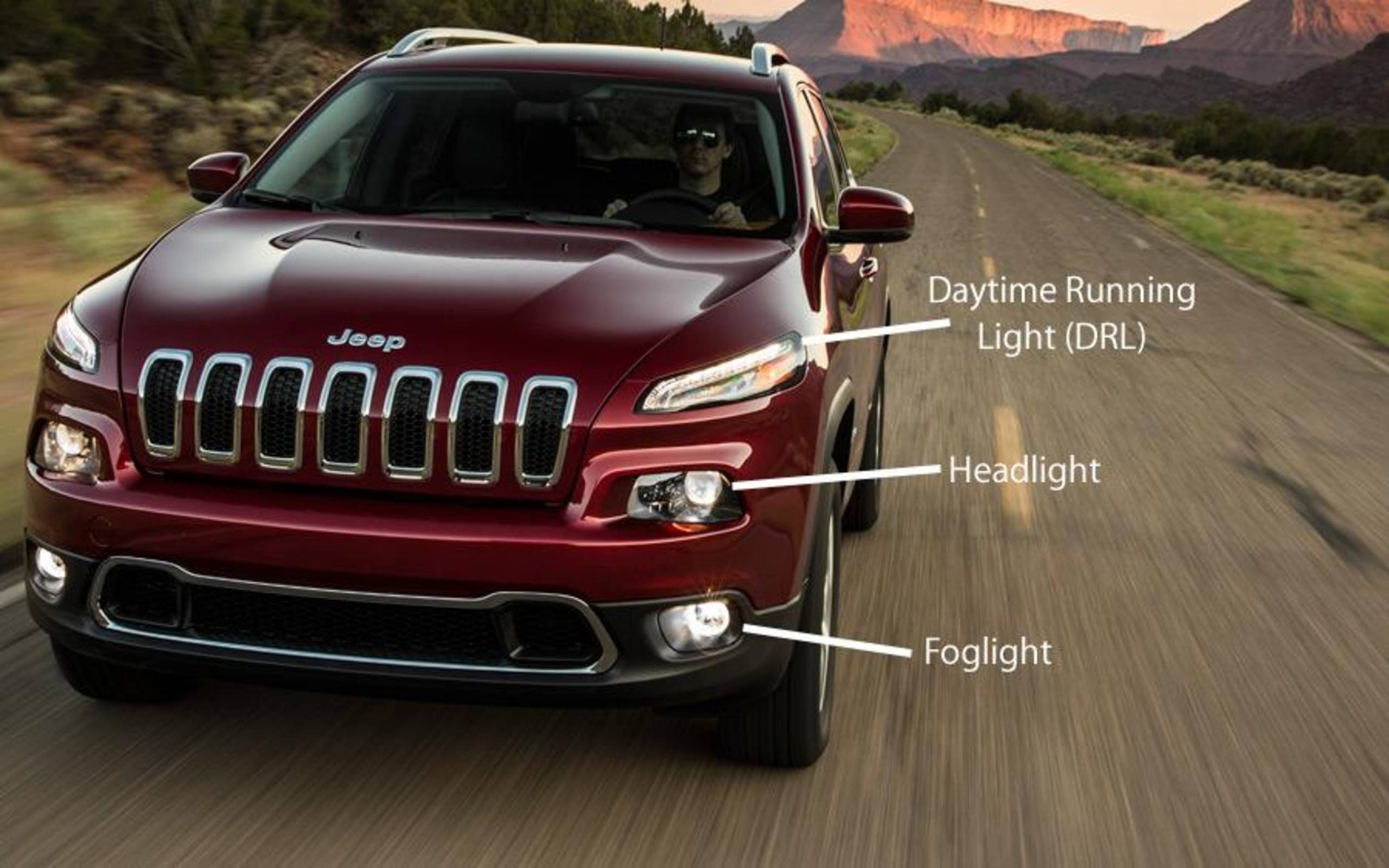 jeep cherokee daytime running lights