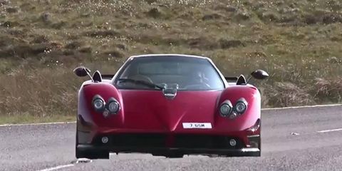 The Pagani Zonda F is one of the supercars that made Evo's list.