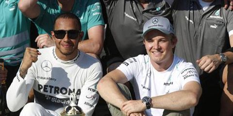 Lewis Hamilton, left, and Nico Rosberg make up one of the most formidable teams in Formula One.