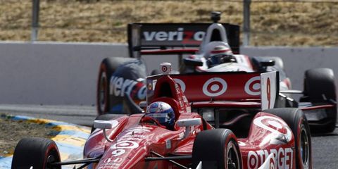 On Sunday in Sonoma, Scott Dixon hit one of Will Power's crew members while coming out of a pit box. Dixon was penalized, but fans think the fault lies with the crew member.