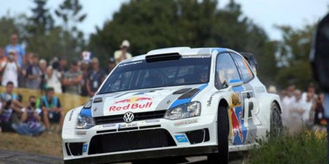 S&eacute;bastien Ogier won both stages during the first day at Rallye Deustschland