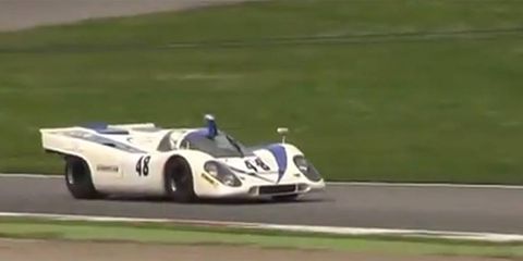 Listen to the howl of a Porsche flat-12 making its way around the track at Monza.