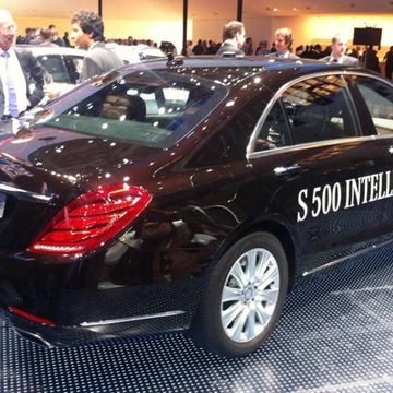 The S 500 Intelligent Drive is Mercedes' take on autonomous vehicles.