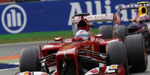 Fernando Alonso is currently second in the Formula One standings, 53 points behind Sebastian Vettel.