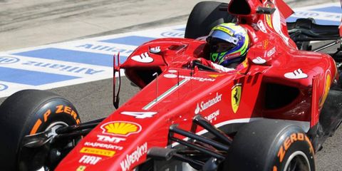 Ferrari Formula One driver Felipe Massa had an eventful day off the track on Sunday in Italy.