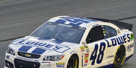 Jimmie Johnson clinched his spot in the Chase weeks ago, but is still battling with Matt Kenseth for first in the standings.