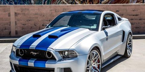This modified Ford Mustang GT will appear in "Need for Speed" the movie.