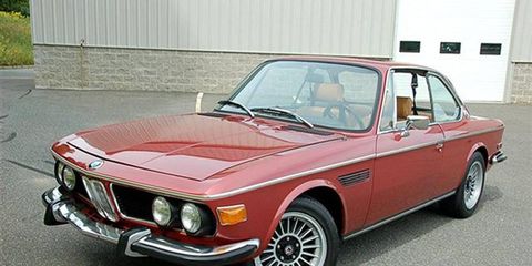 This 1973 BMW 3.0 CS is wearing Alpina wheels.