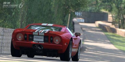 The Goodwood course is playable in Gran Turismo 6.