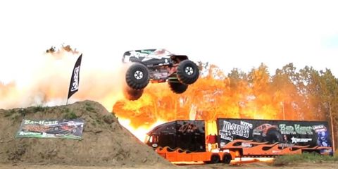 The Bad Habit truck broke the world record by 23 feet.