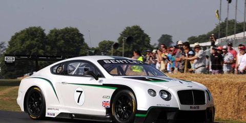 Bentley will be getting back into sportscar racing by participating in the Gulf 12 Hours in Abu Dhabi in the United Arab Emirates on Dec. 13.