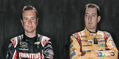 Kurt, left, and Kyle Busch have become the bad boys of NASCAR.