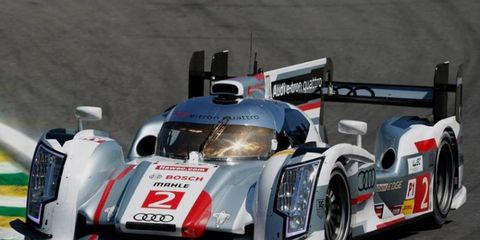 The Audi R18 LMP1 is one of the cars competing in the World Endurance Championship.
