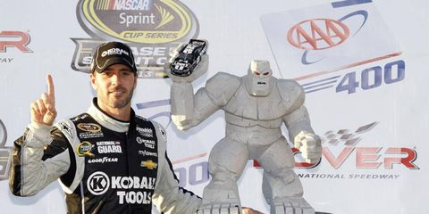 Jimmie Johnson won Sunday's race in Dover, and he's looking to be the front runner to win the Sprint Cup.