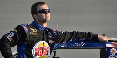 Travis Kvapil, who is currently 27th in points, was arrested on Tuesday after a domestic dispute.