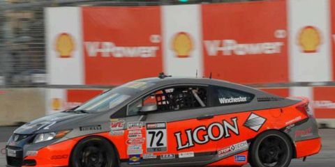 Ryan Winchester captured the Pirelli World Challenge Touring Car championship by a comfortable margin.