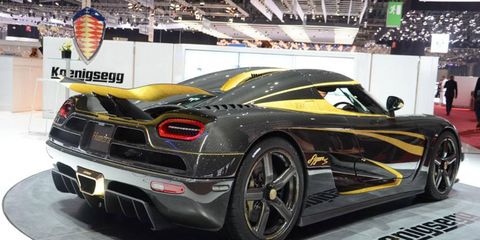 The latest Koenigsegg supercar, until the One:1.