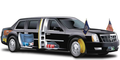 The president's "Cadillac" limo is really much more than your run-of-the-mill Caddy.
