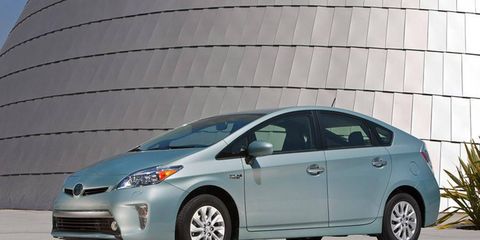 The 2014 Prius Plug-in hybrid carries over from the 2013 model year, and will hit stores in November.